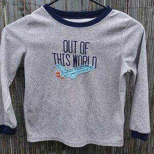 Boy's Carter's Out Of This World  Fleece Long Sleeve Shirt - 6